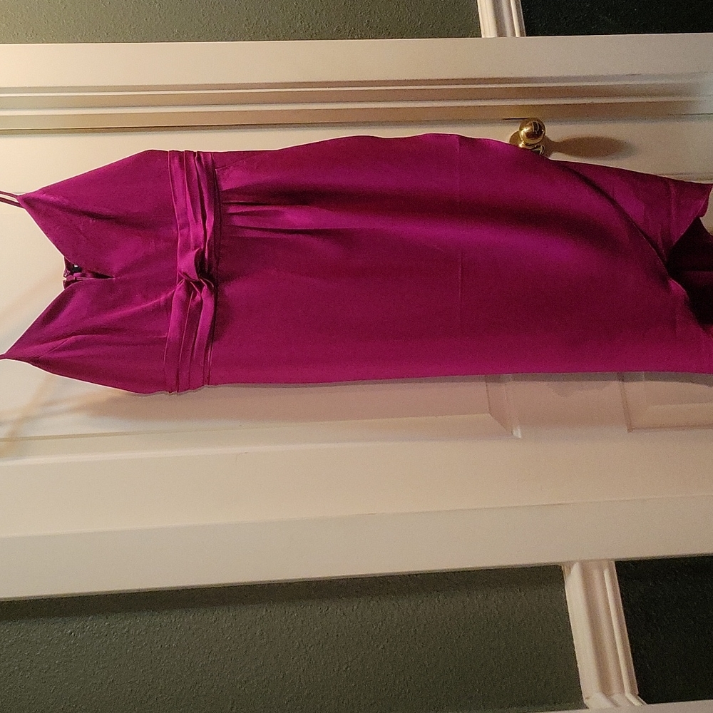 Fuchsia  BARBIE pink large dress from Express
